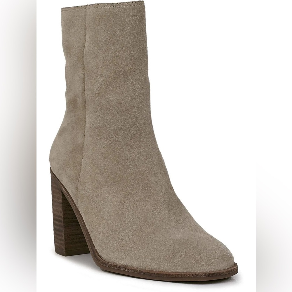 NEW Lucky Brand Womens Pinlope Block Heel Booties